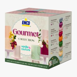 KIT GOURMET 9 COLORES EN GEL ENCO (40G)